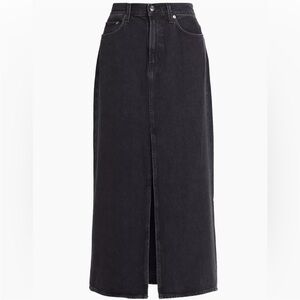 AGOLDE Maxi Skirt Leif Denim SZ 27